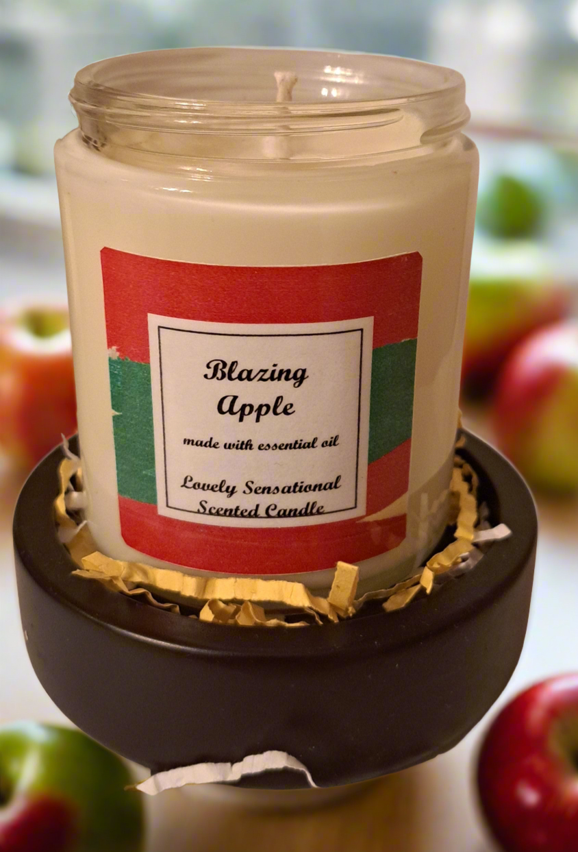 Blazing Apple Candle